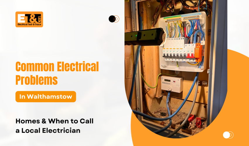 Electrical problems in Walthamstow homes being inspected by a local electrician